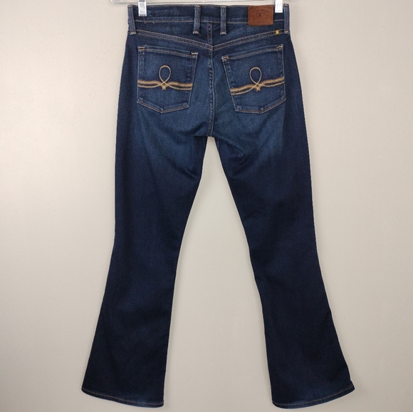 Lucky Brand Sophia Boot Cut Ankle Dark Wash Jeans Sz. 4/27 - Picture 9 of 13
